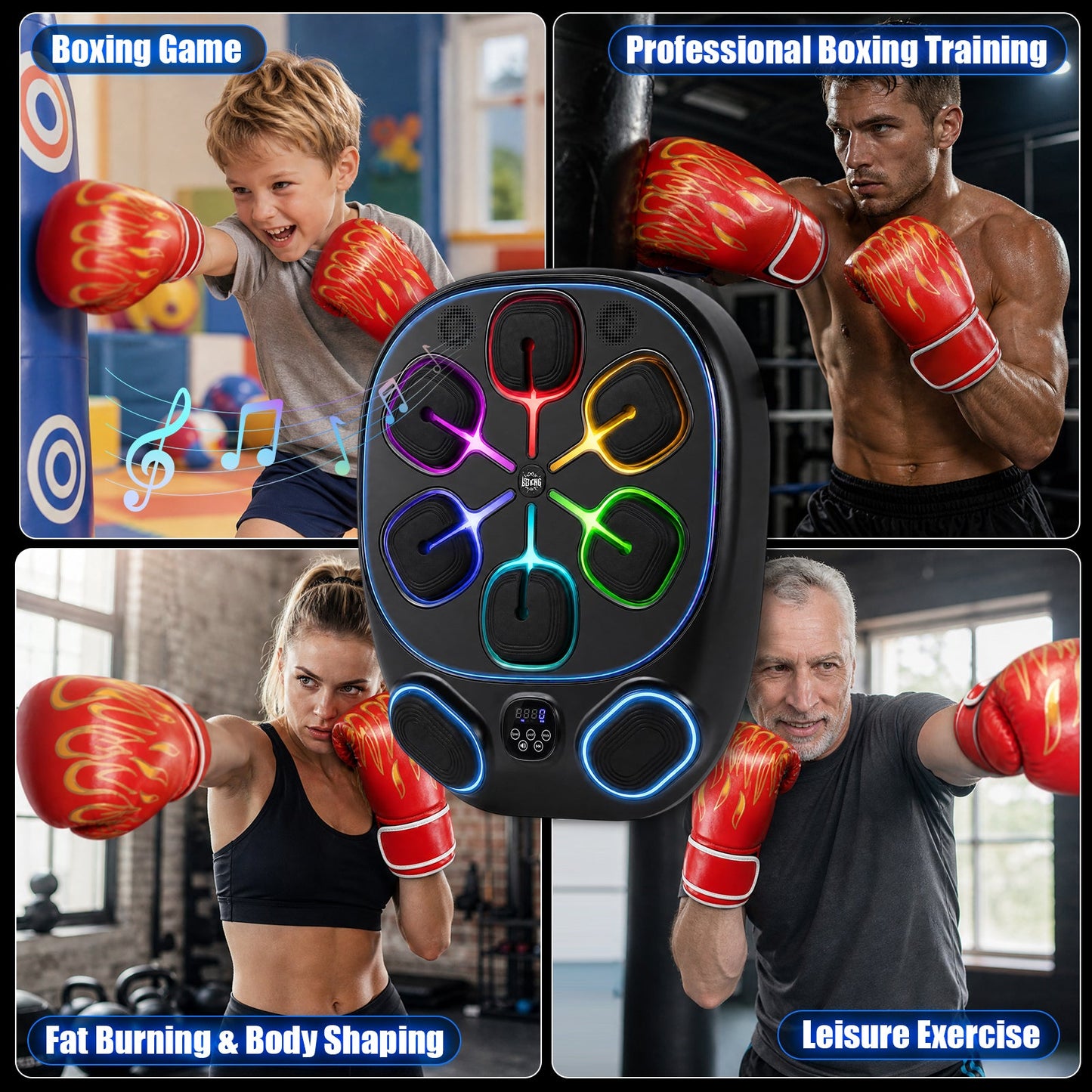 Advwin Wall Mounted Bluetooth Music Boxing Machine