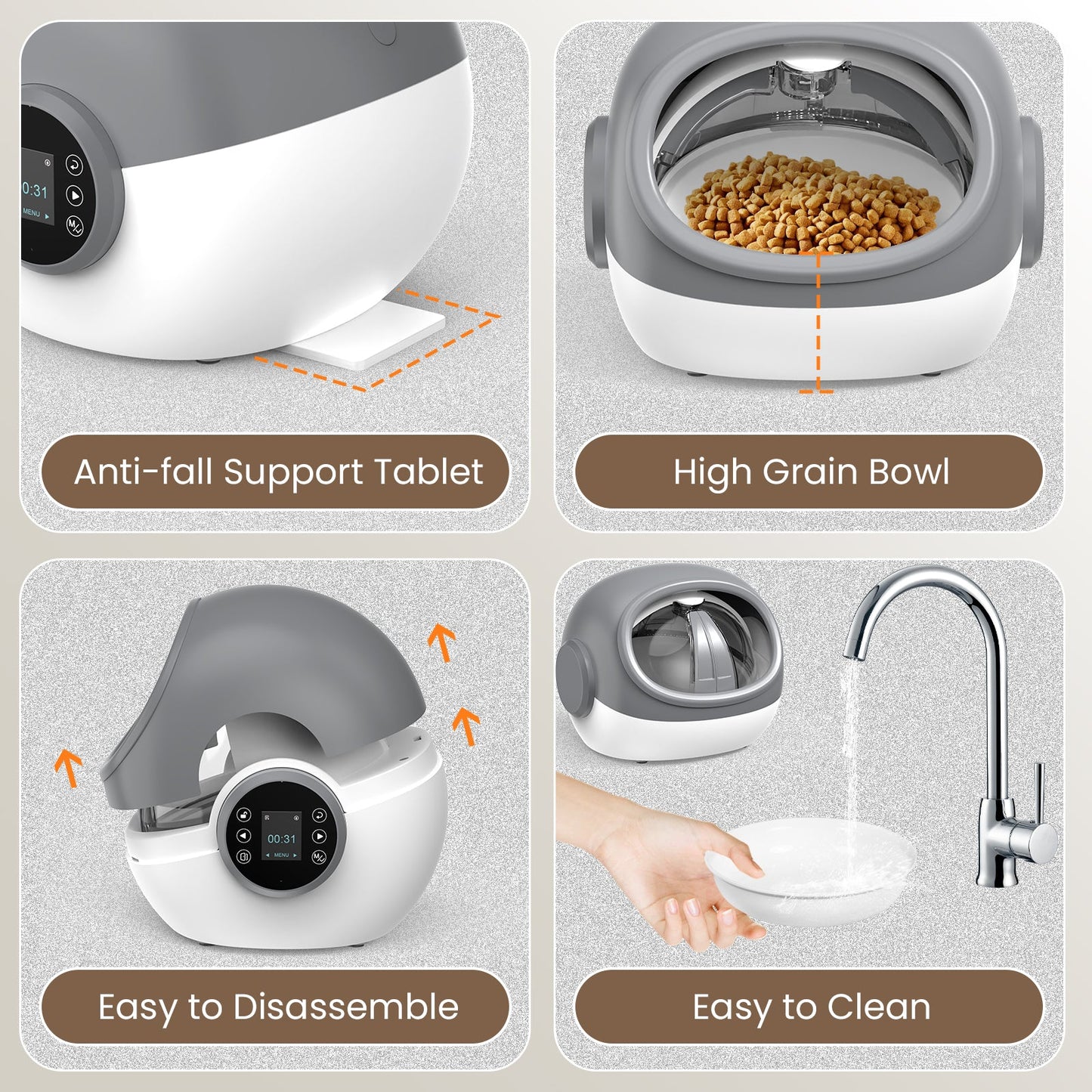 Advwin RFID Automatic Cat Feeder