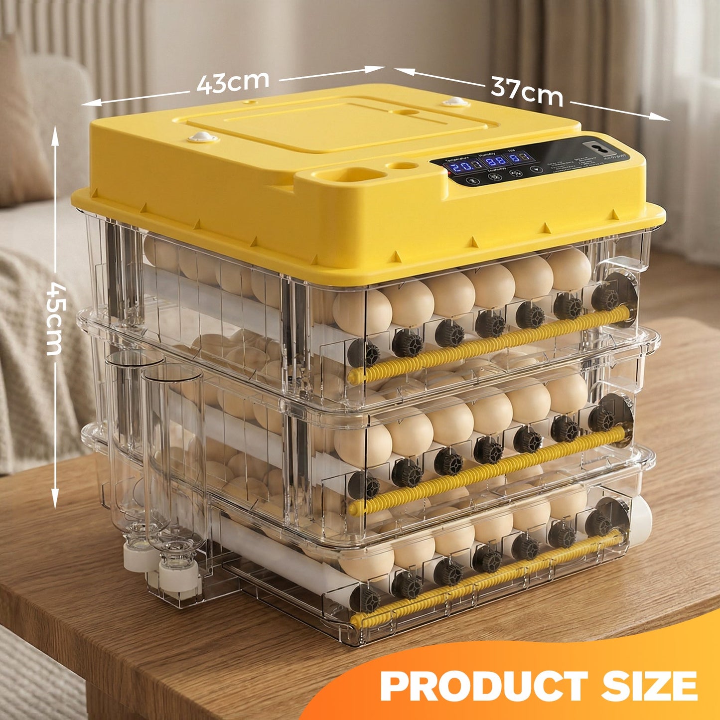 Advwin Egg Incubator with Automatic Egg Turning (108 Eggs)
