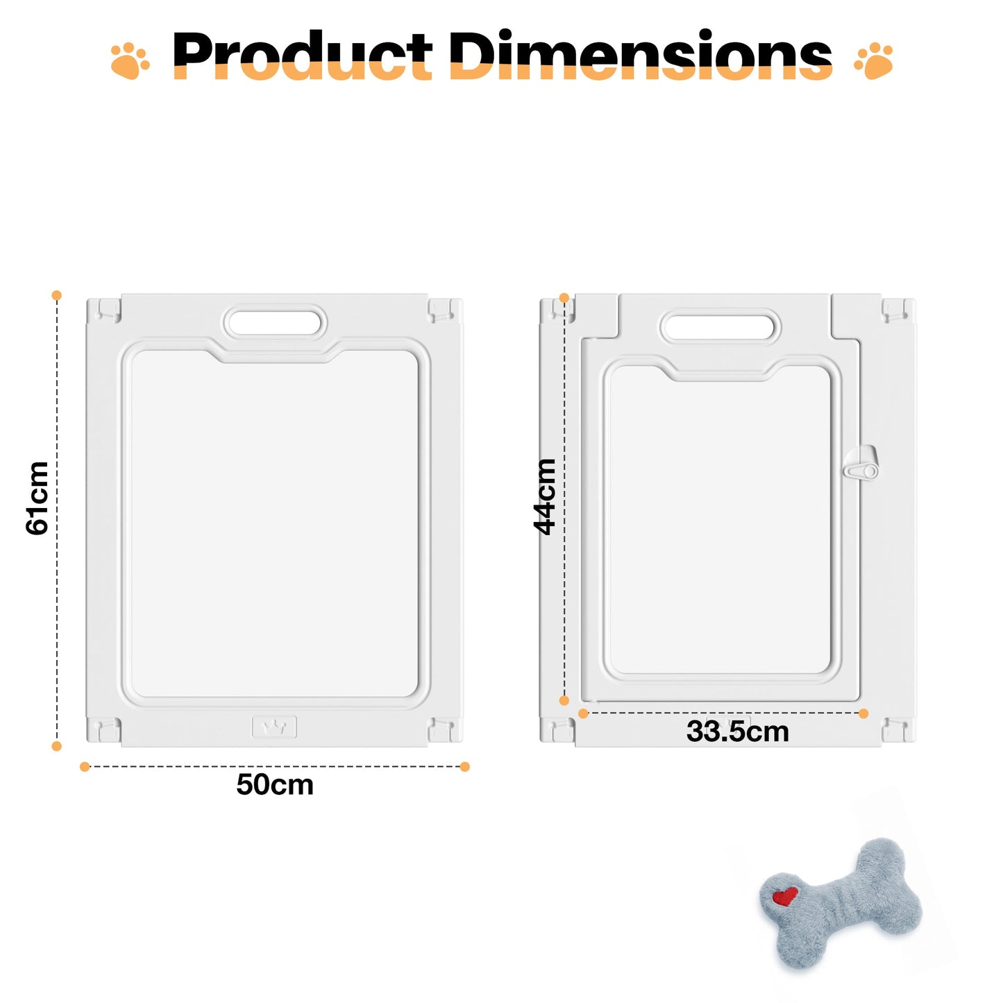 Advwin Indoor Pet Playpen with 12 Clear Panels