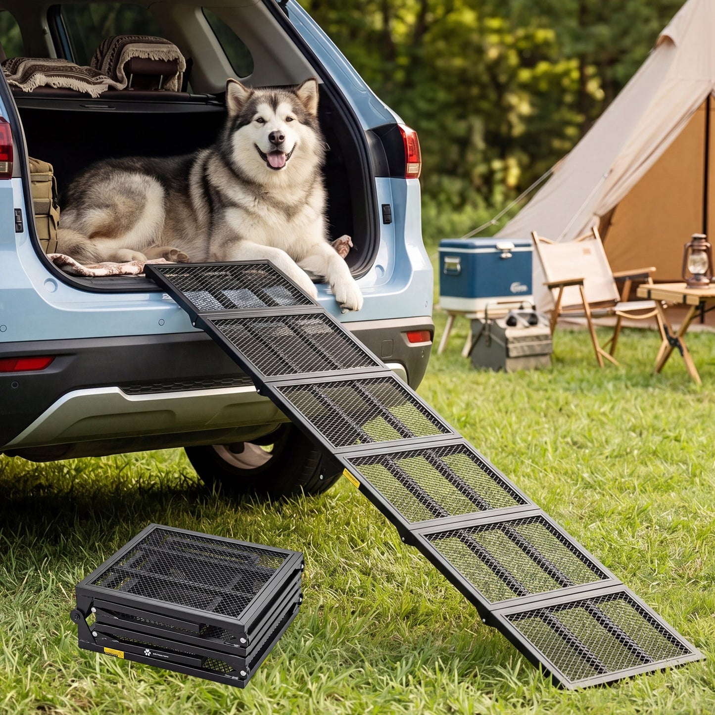 Advwin 180cm Dog Ramp for Car with Non-Slip Mesh