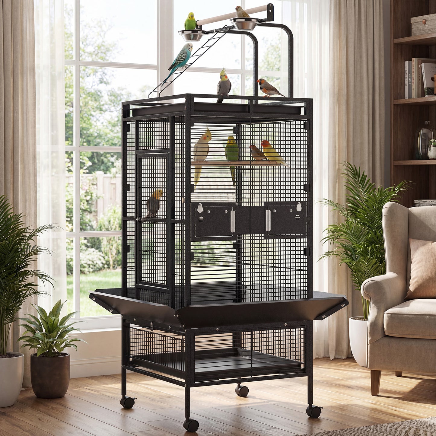 Advwin Bird Cage 153CM 2 Perches Aviary
