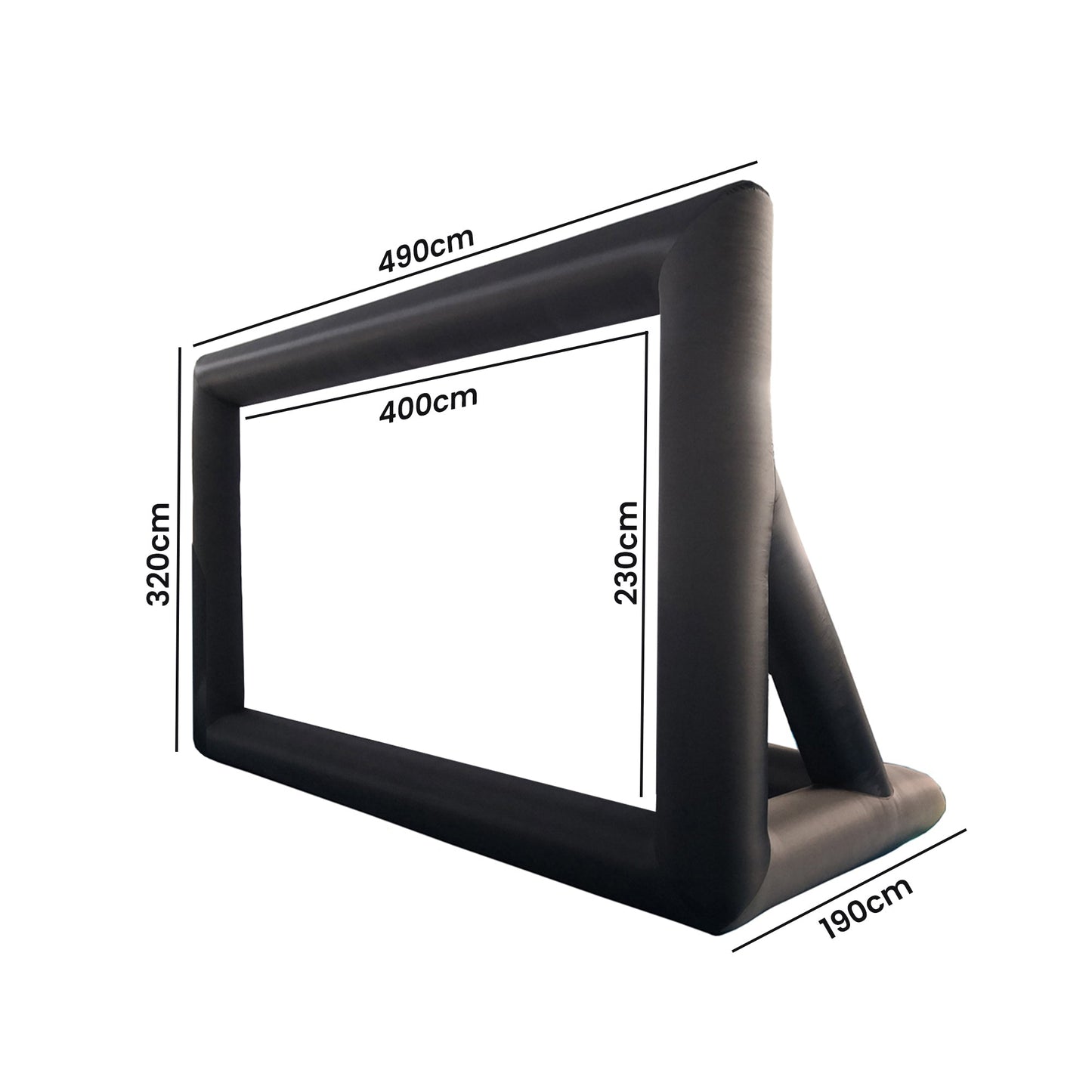 Advwin 20ft Inflatable Movie Screen with Blower