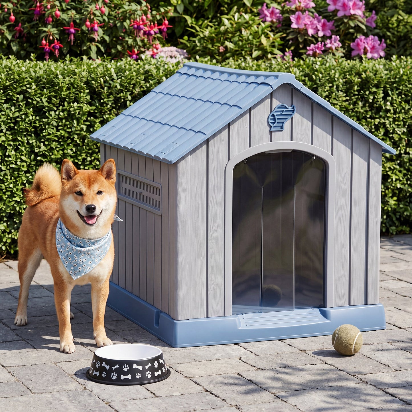 Advwin Large Weatherproof Plastic Dog House