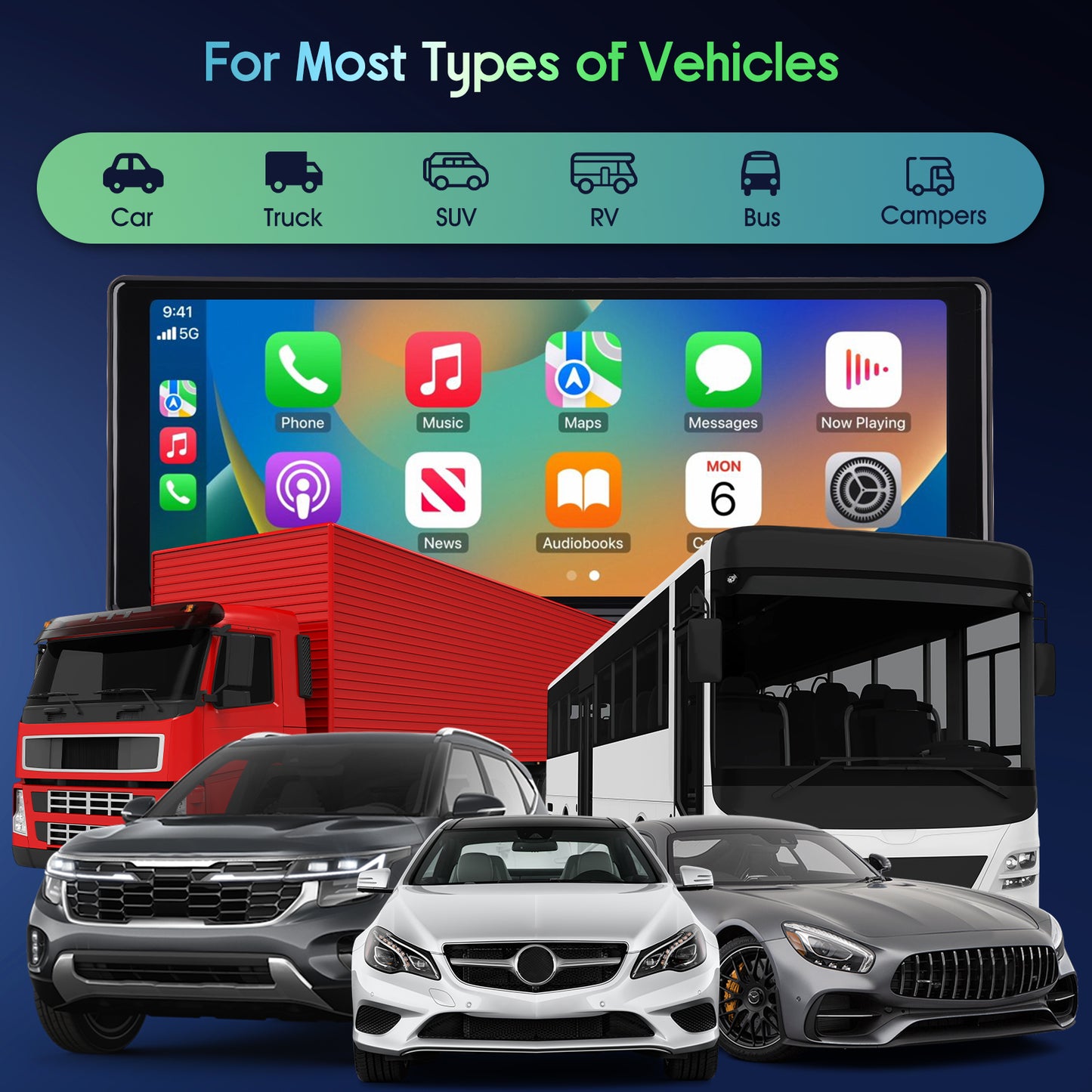 Advwin 10.26" Wireless CarPlay & Android Auto GPS System