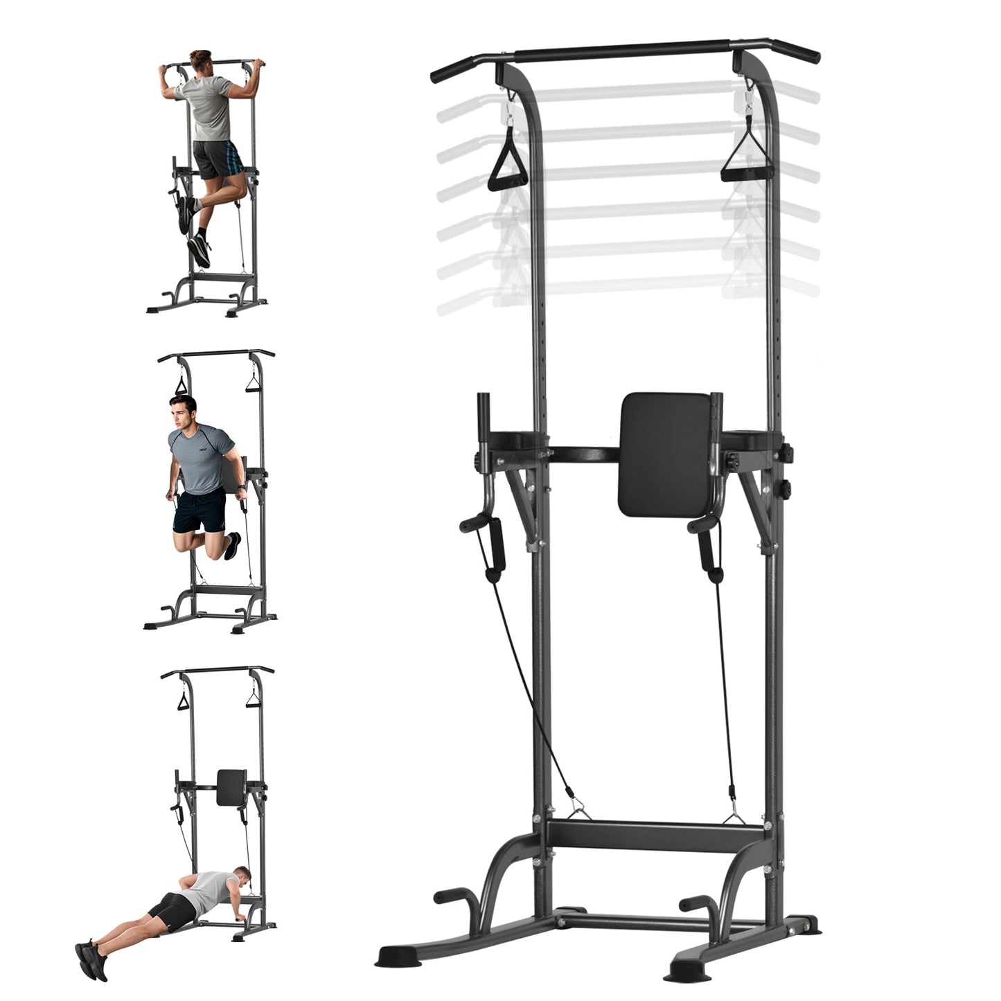 Advwin Pull Up Station Adjust Home Gym Power Tower