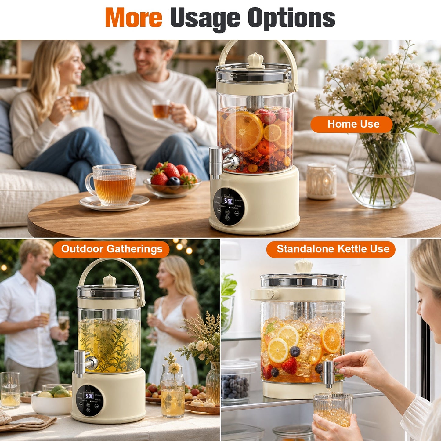 Advwin 3L Electric Kettle Hot Water Dispenser