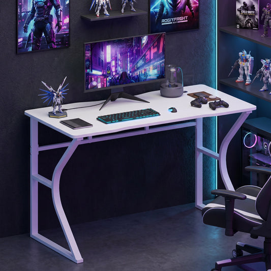 Advwin 120cm Computer Desk with 2 Cable Holes