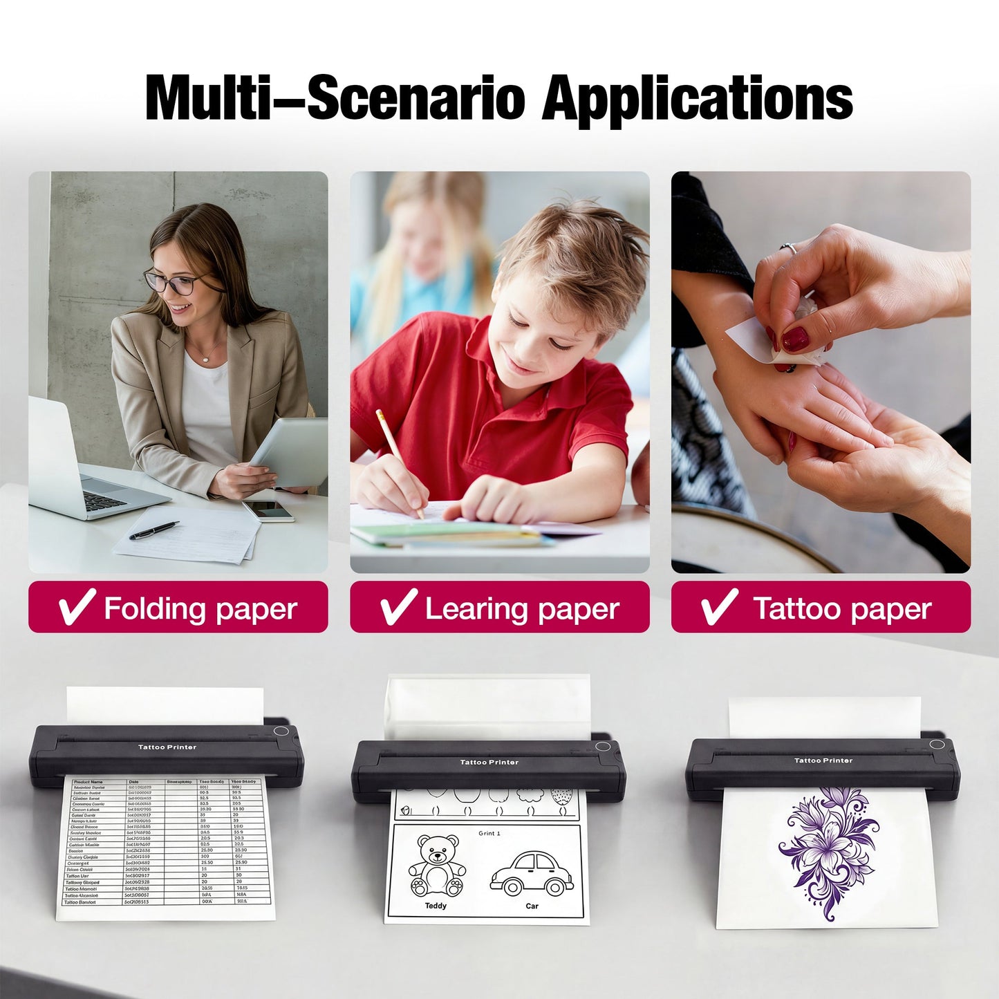 Advwin Wireless Thermal Tattoo Printer Machine