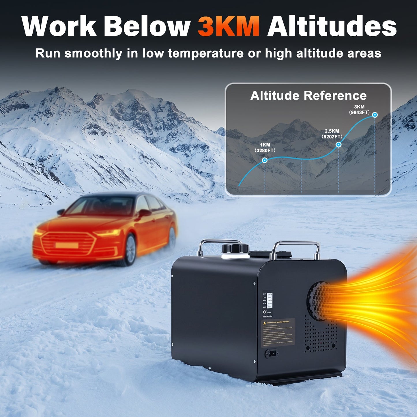Advwin 8KW Portable All-in-One Diesel Heater