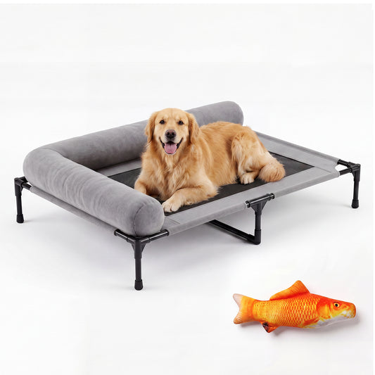 Advwin Outdoor Elevated Dog Bed with Breathable Mesh