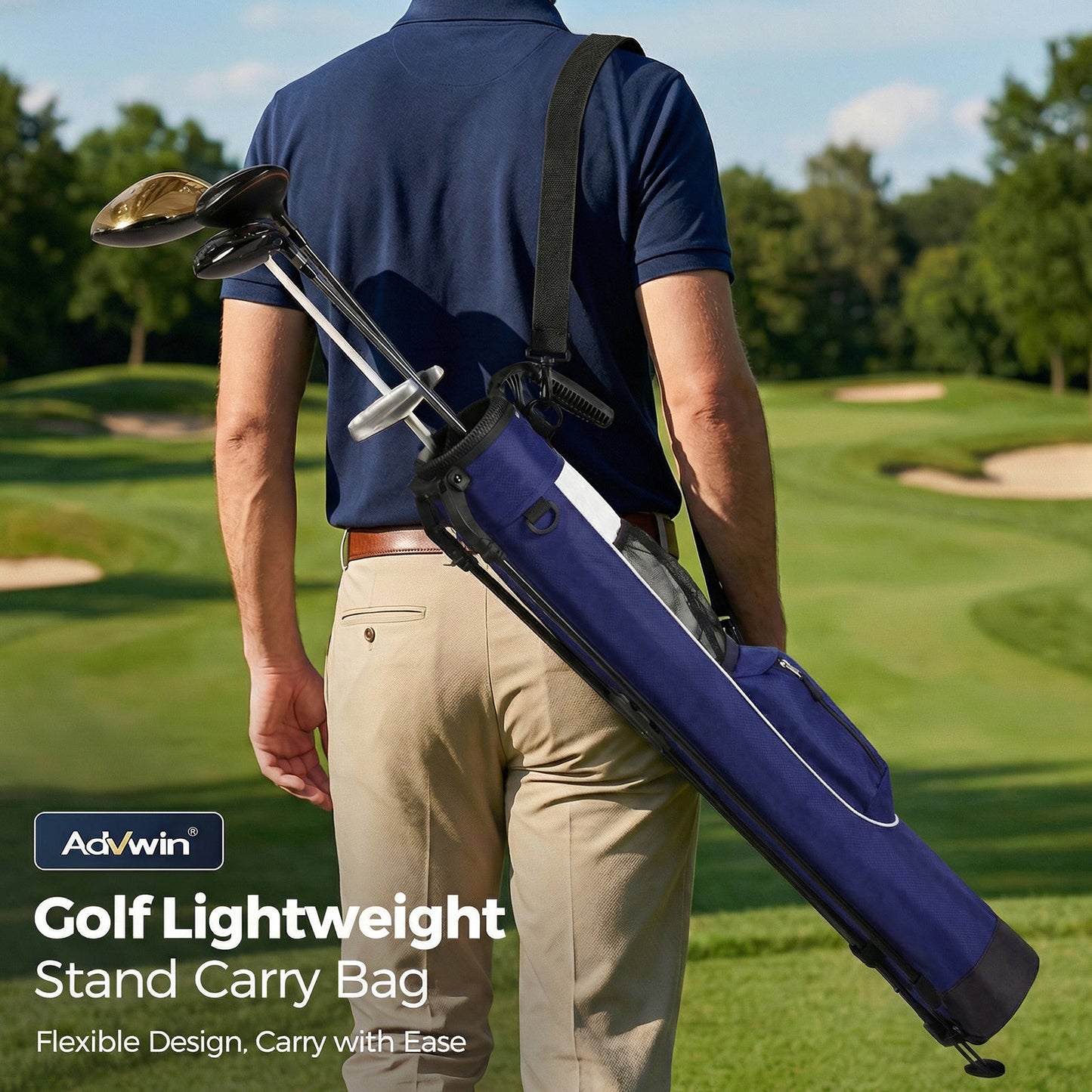 Ultra-Lightweight Golf Stand Bag with Carbon