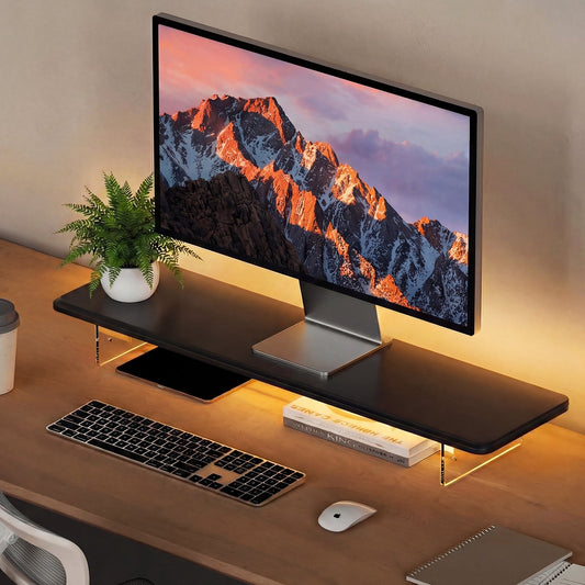 Advwin 80cm LED Monitor Stand w/ Acrylic Leg
