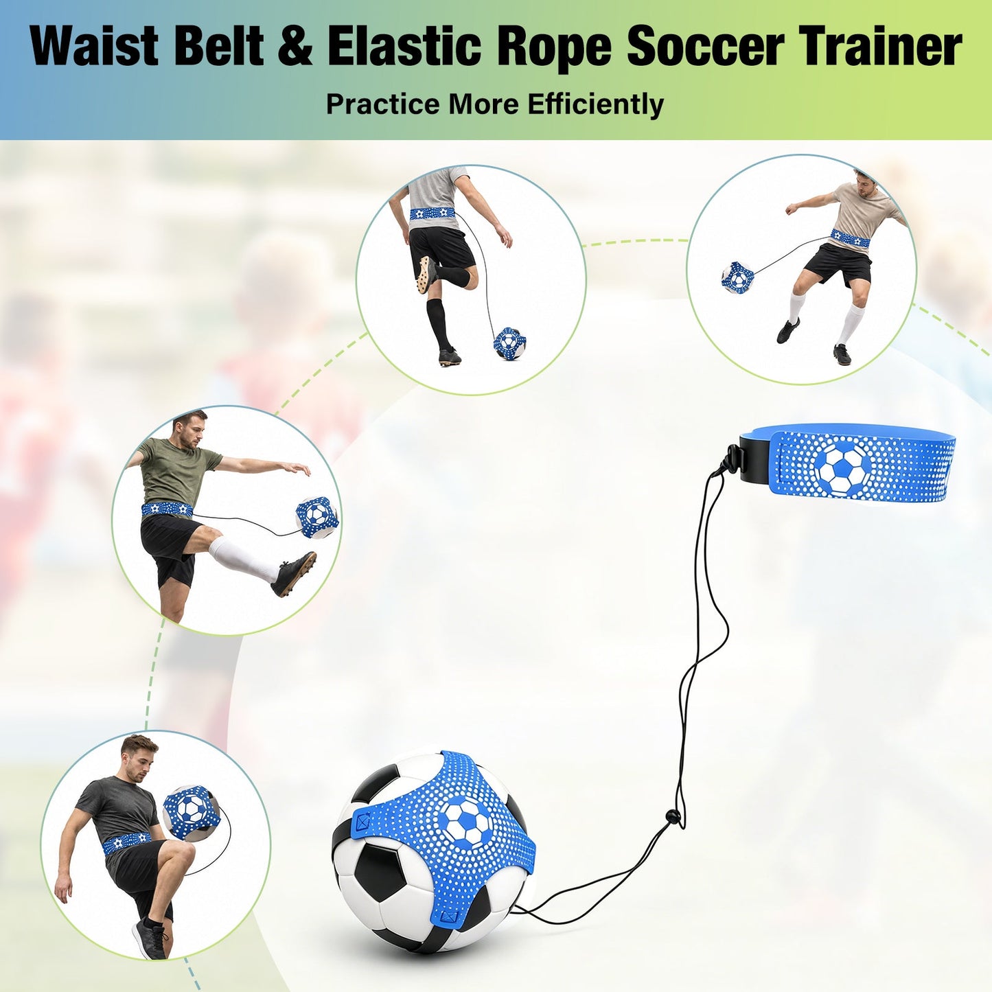Advwin Soccer Training Mat Non-Slip Silent