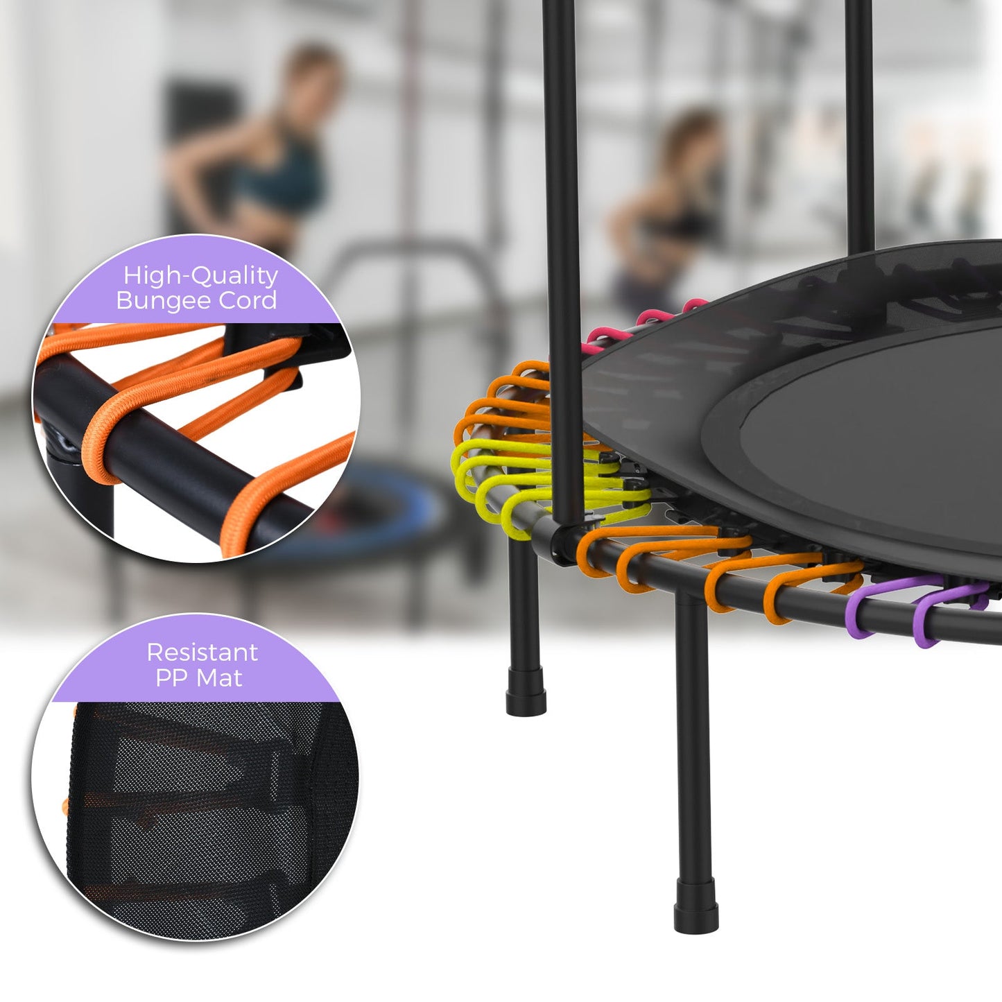 Advwin 40" Mini Trampoline & Free Socks
