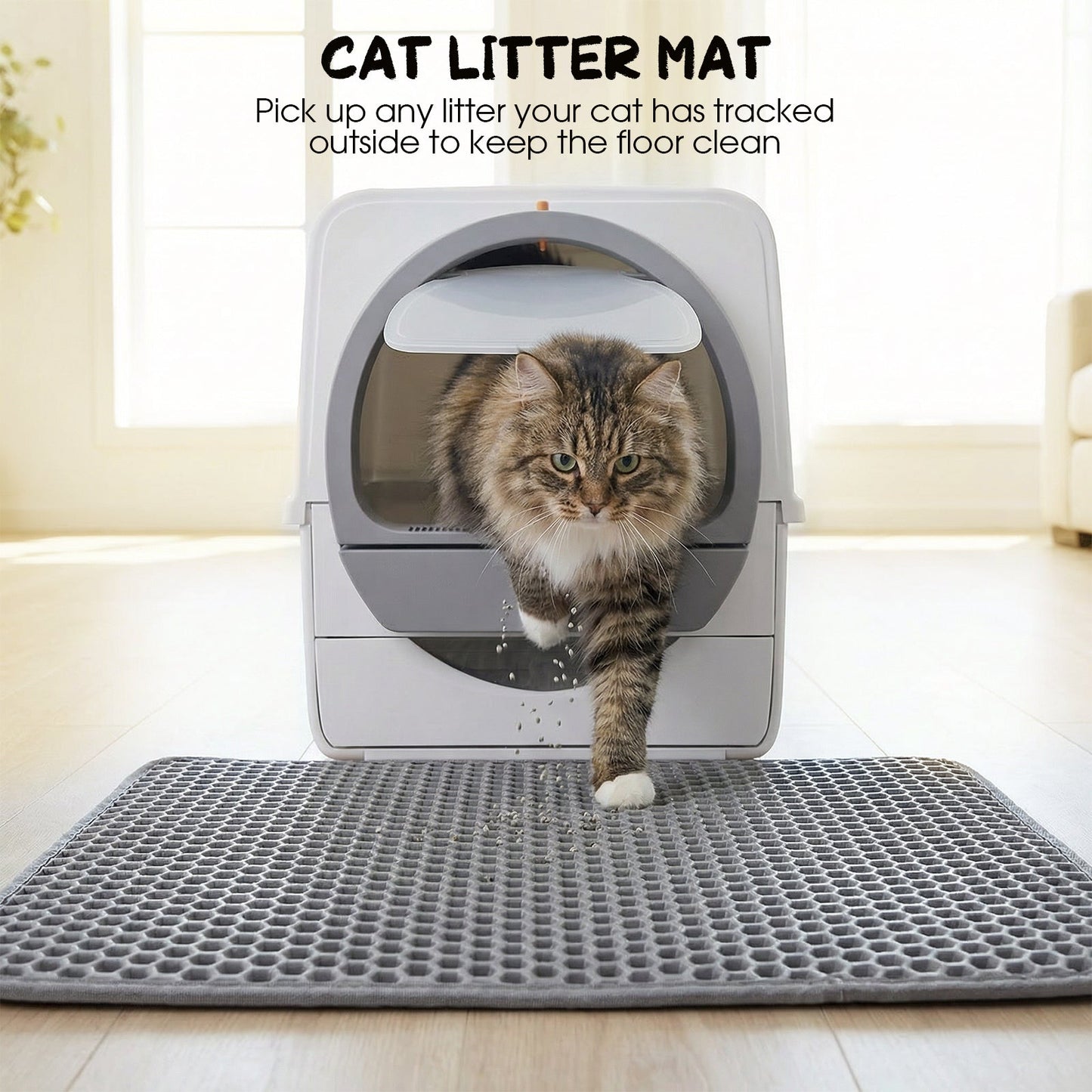 Advwin Semi-Automatic Self-Cleaning Cat Litter Box