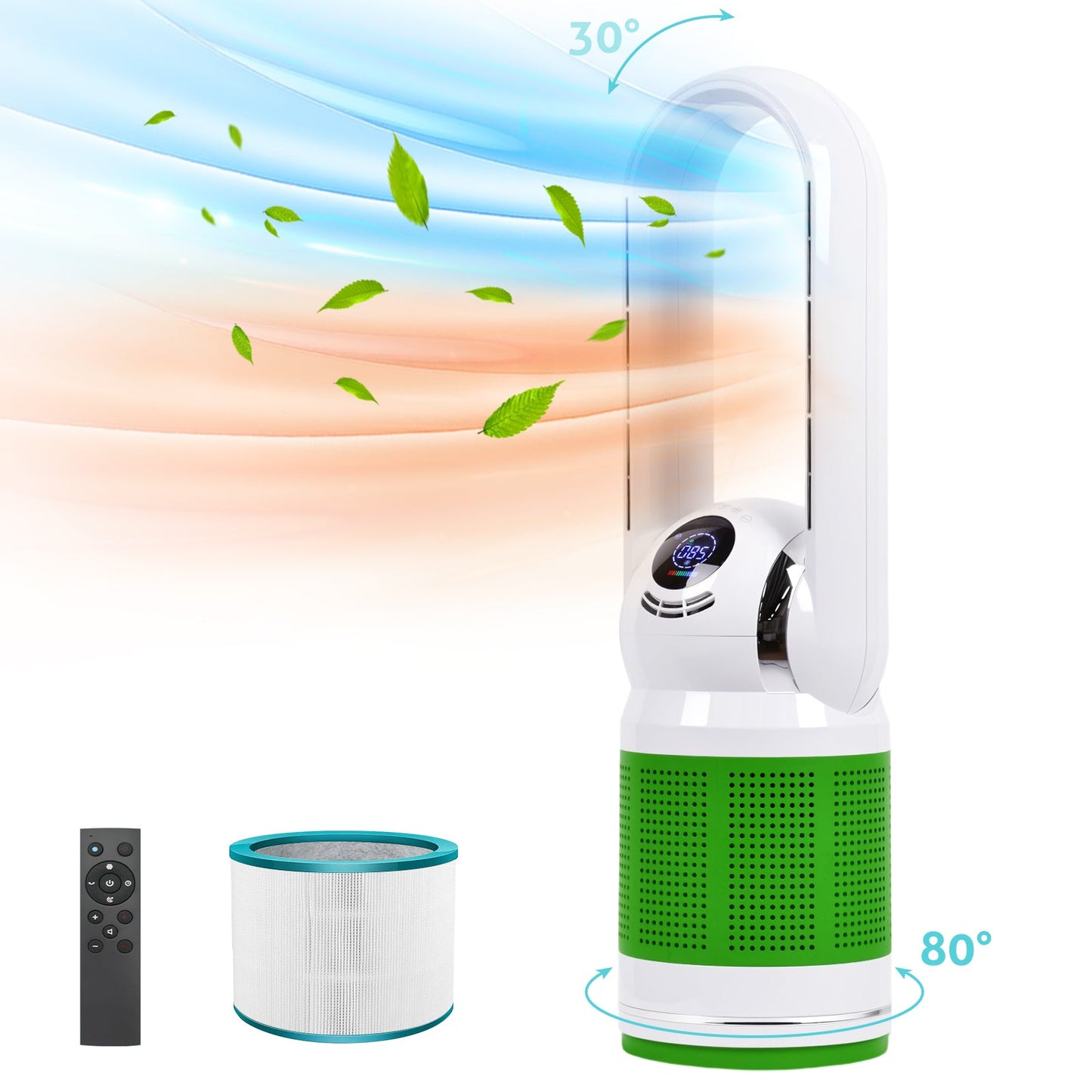 Advwin Cooling & Heating Fan Combo with HEPA Air Purifier