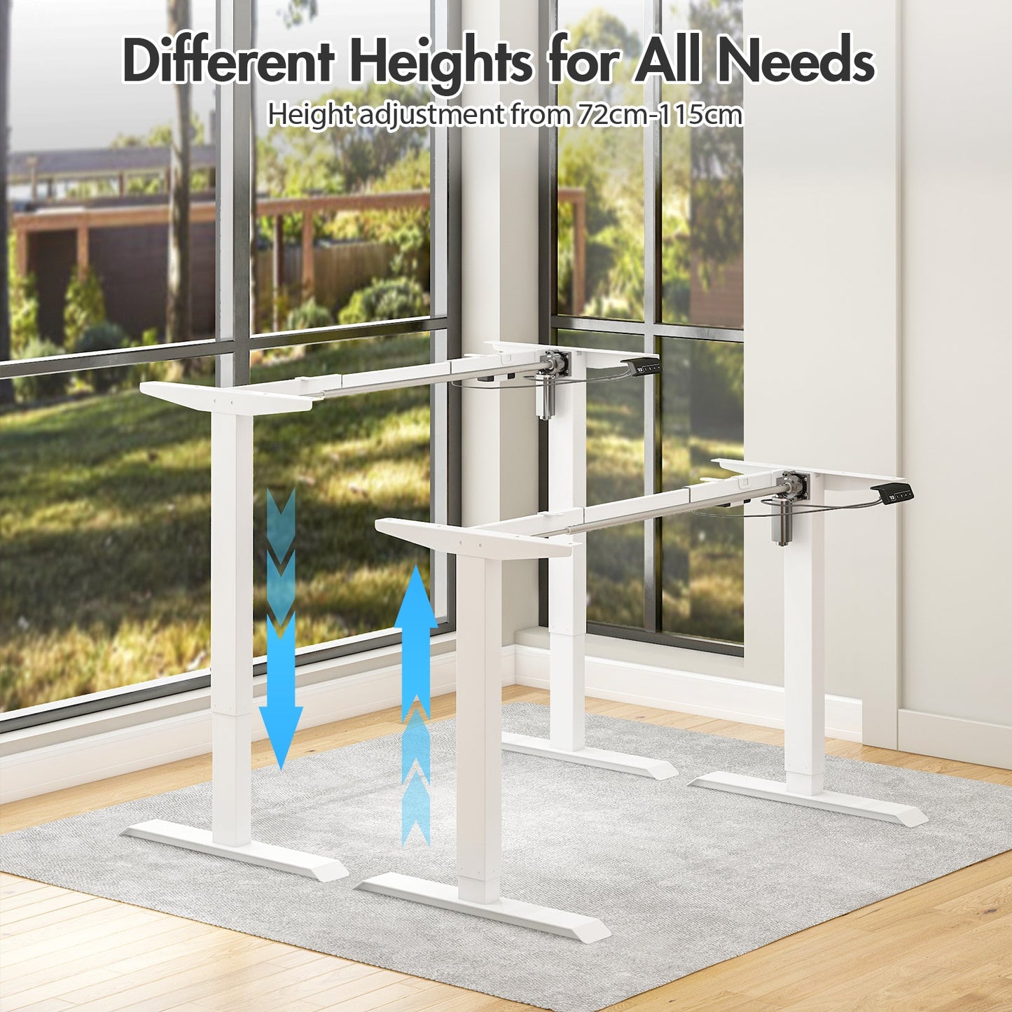 Advwin Standing Desk Frame Electric No Desktop