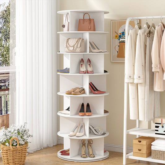Advwin 7-Tier 360° Rotating Shoe Rack & Organizer