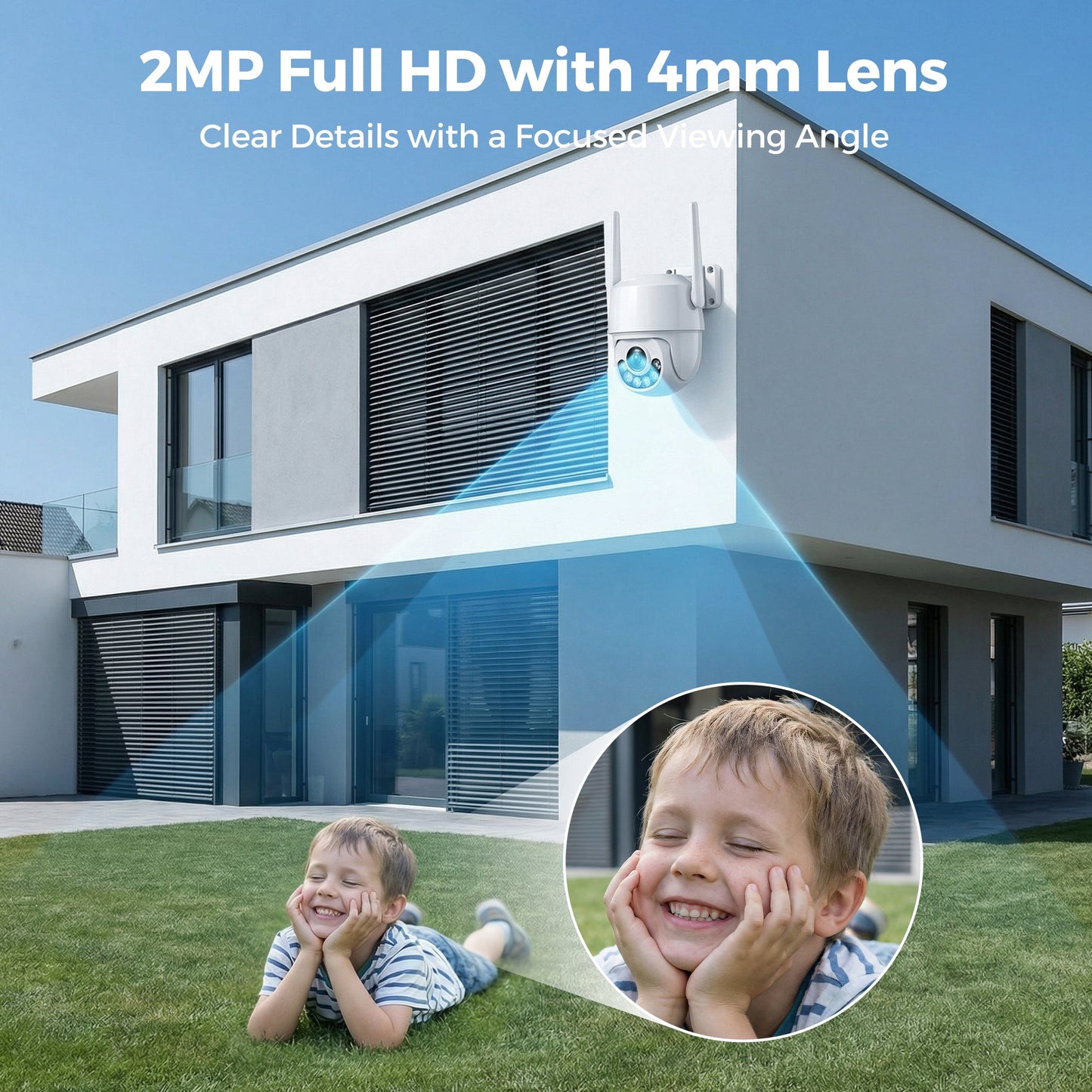 Advwin Color Night Vision Outdoor Security Camera