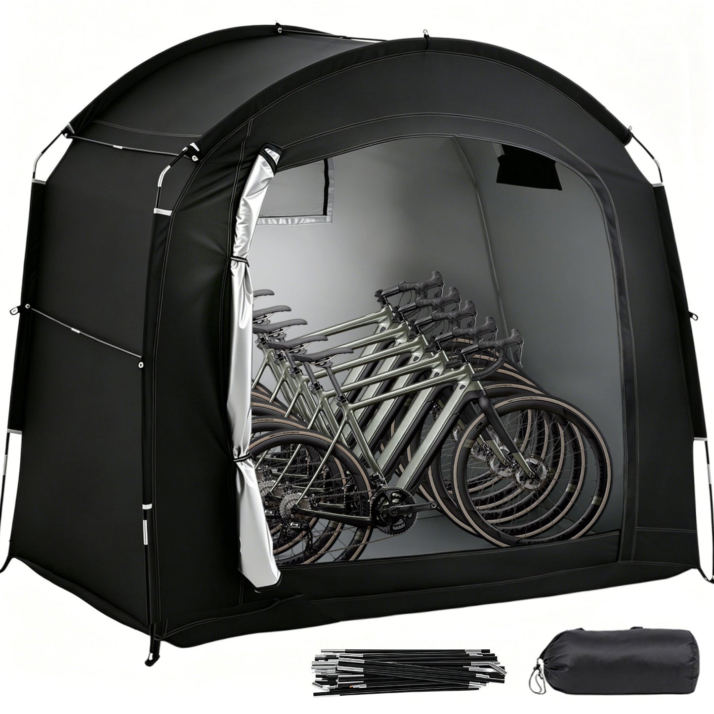Advwin Waterproof Bike Storage Tent for 5 Bikes