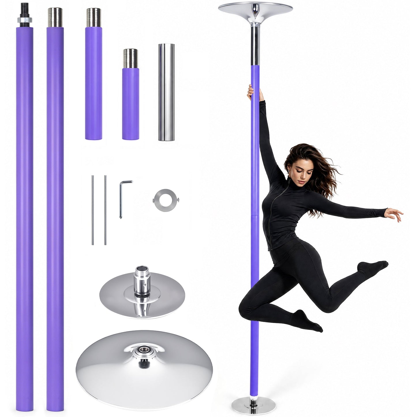 Advwin Silicone Dance Pole for Home