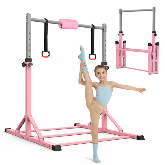Advwin Gymnastics Bar for Kids Quick Foldable Horizontal Bar