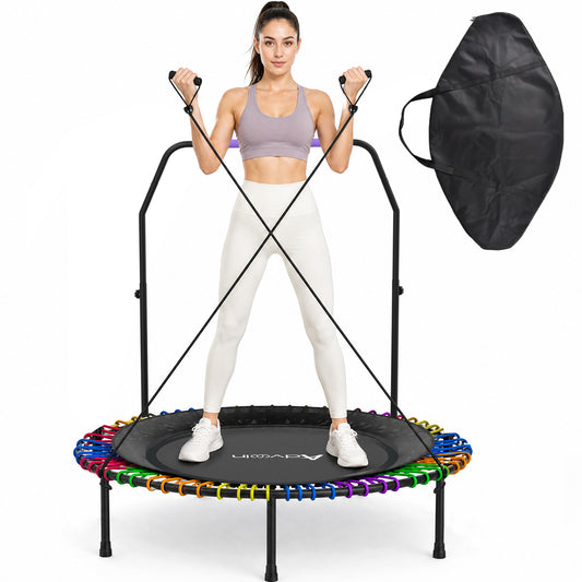 Advwin 48" Mini Trampoline Rebounder Foldable Trampoline