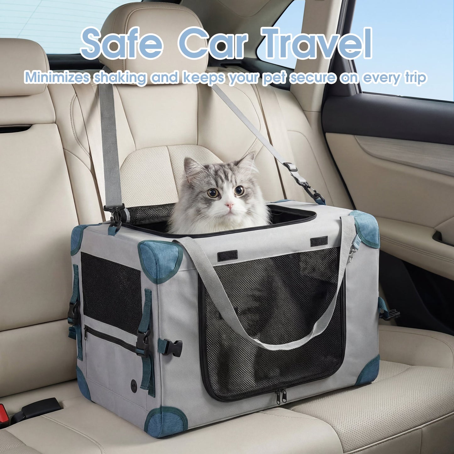 Advwin Extra Large Collapsible Pet Carrier