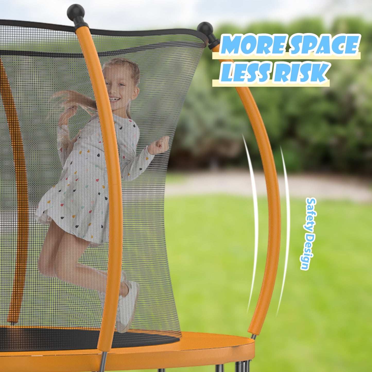 Advwin 12FT Recreational Trampoline Outdoor for Kids