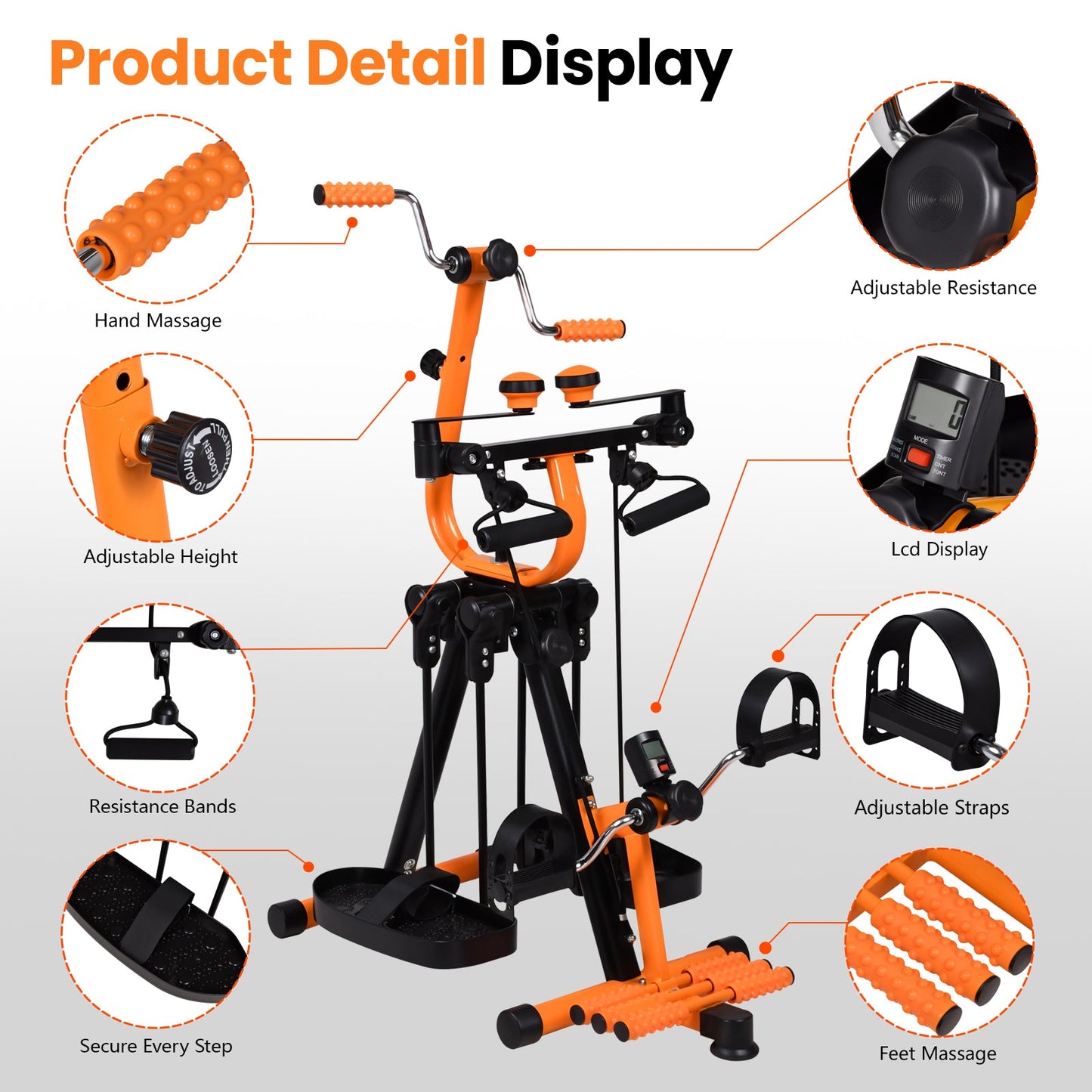 Advwin Air Walker with Adjustable Handles