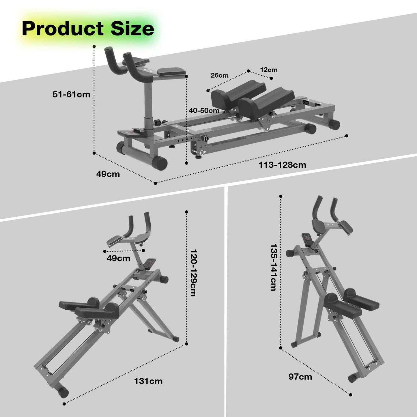 Advwin 3-in-1 Spine Twist Stretcher for Core and Waist
