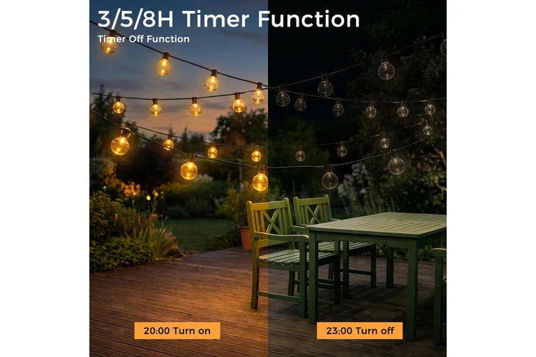 Advwin Solar Outdoor Festoon Lights