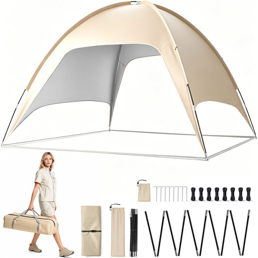 Advwin 8-10 Person Pop Up Beach Tent with Side Walls