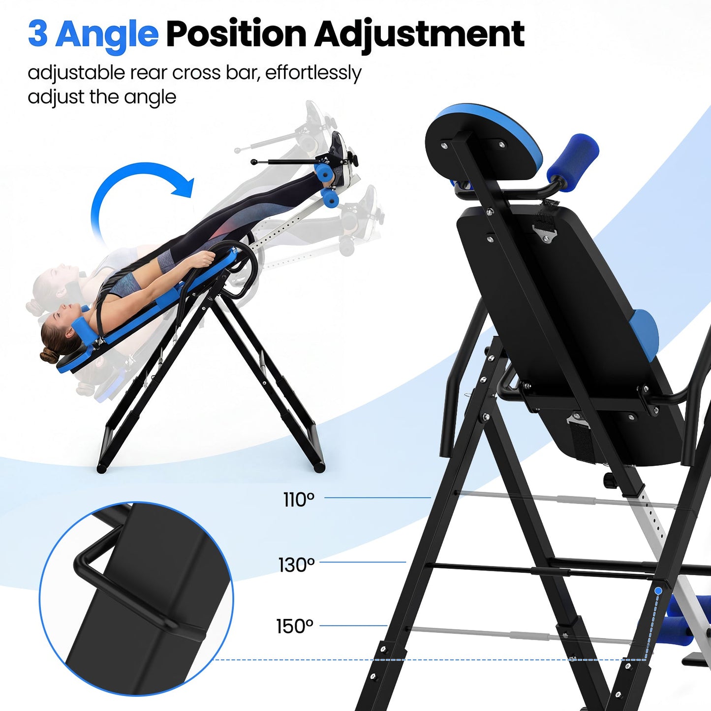 Advwin Adjustable Inversion Table Back Stretcher