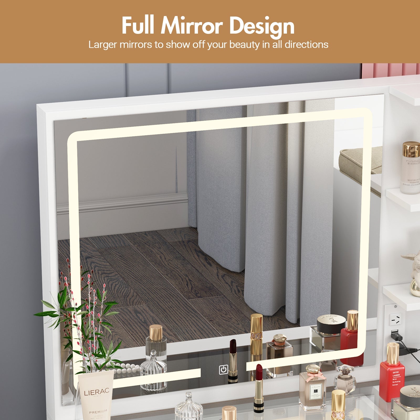 Advwin Dressing Table Stool Set