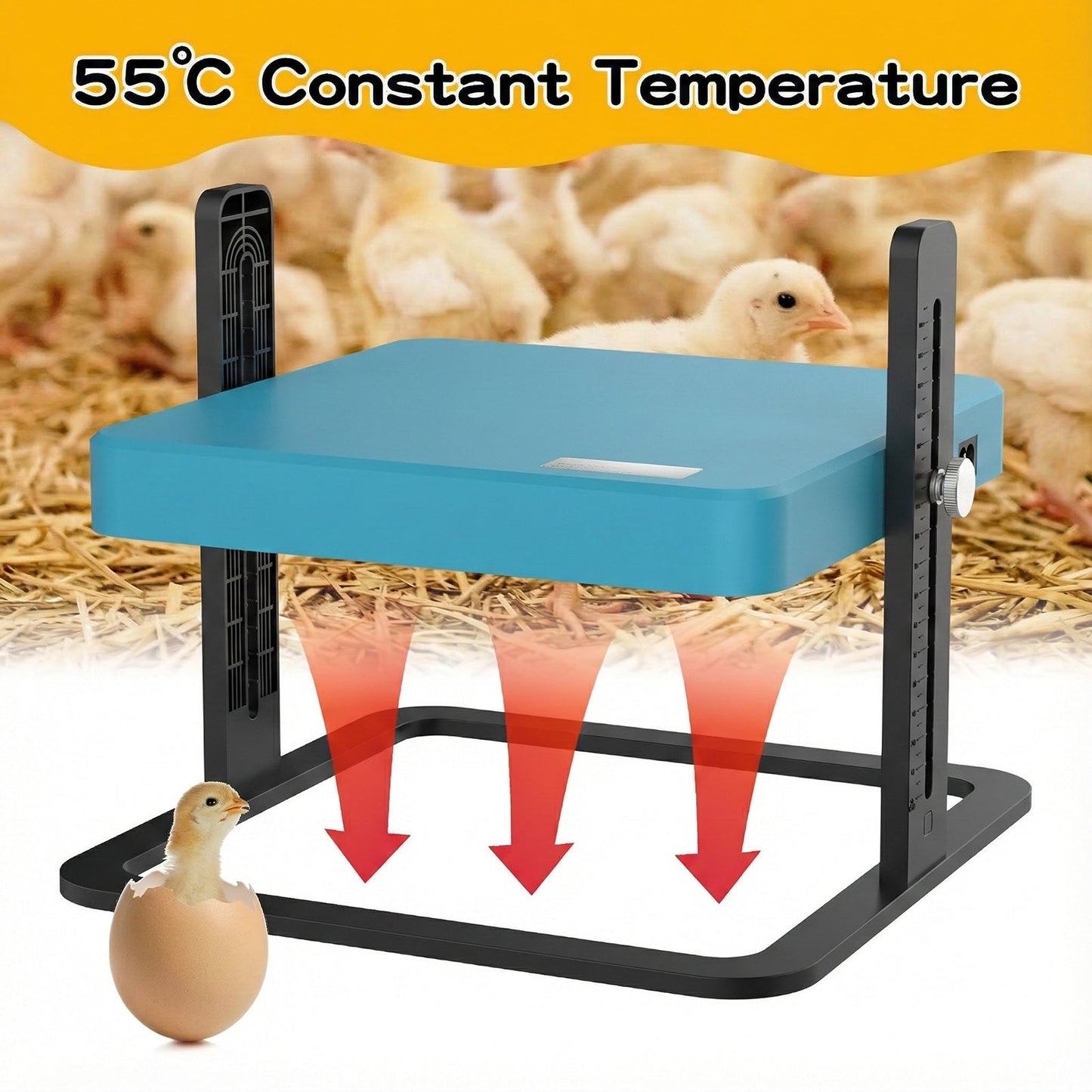 Advwin Chick Brooder Heater Plate Adjustable Height