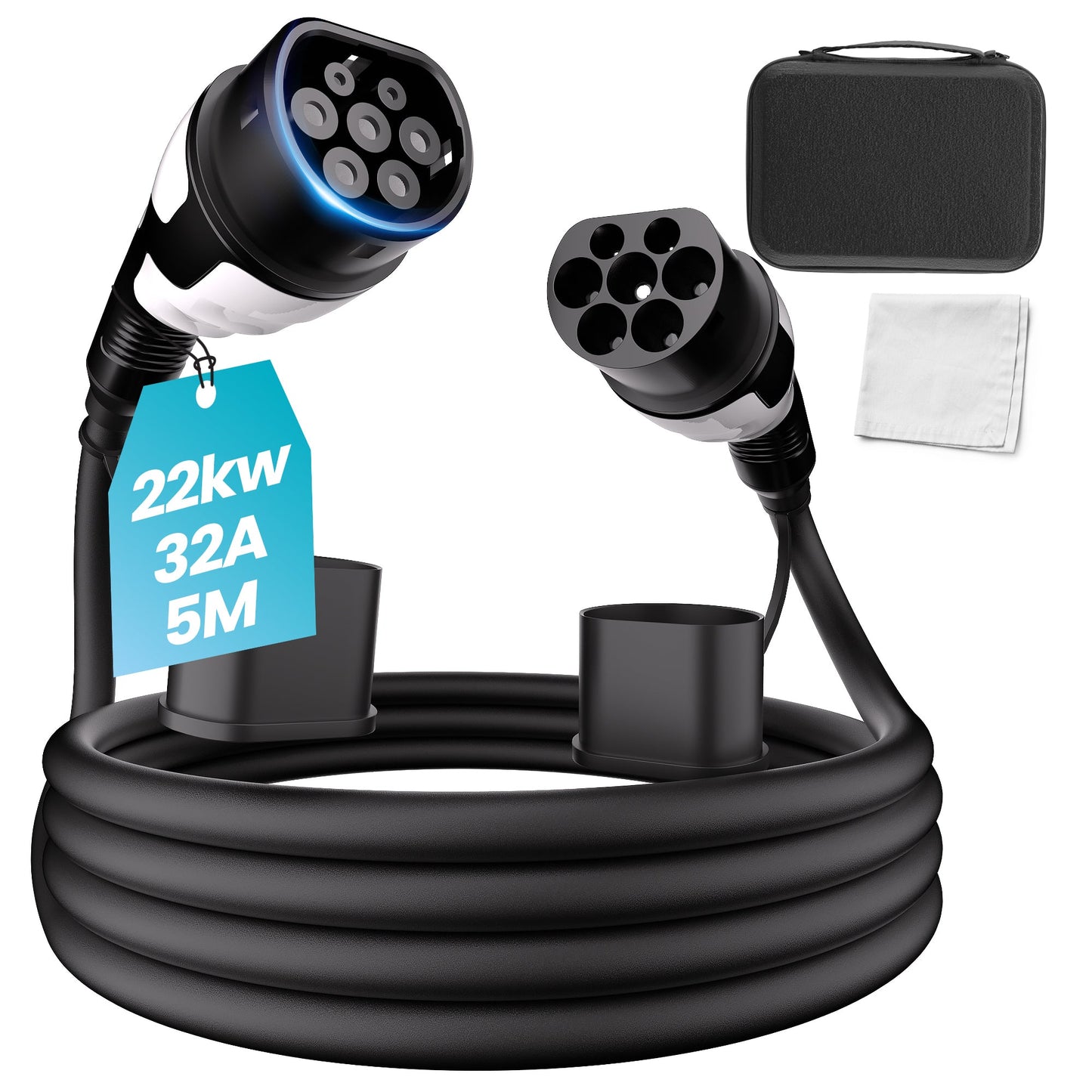 Advwin EV Charging Cable 22kW 32A EV Charger