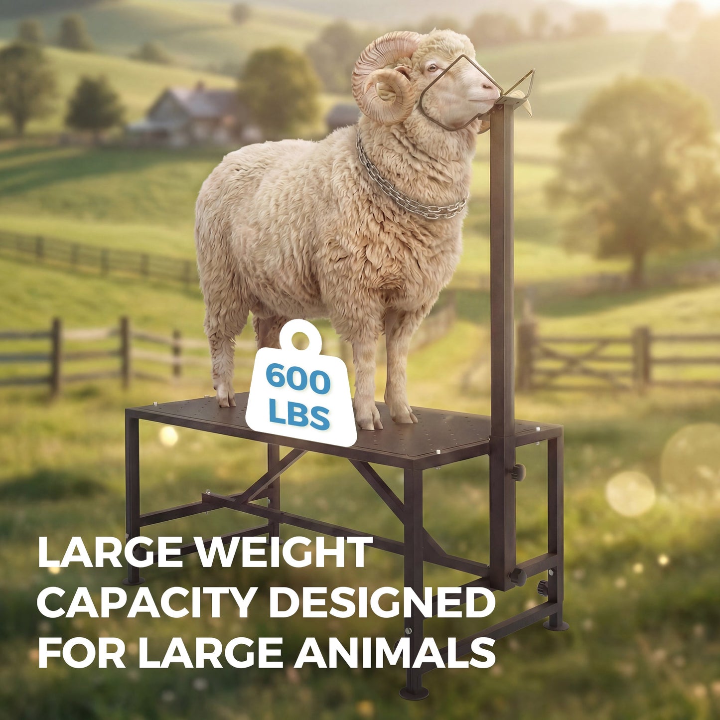 Advwin Livestock Goat Milking Stand Adjustable Height
