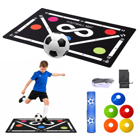 Advwin Soccer Training Mat Non-Slip Silent