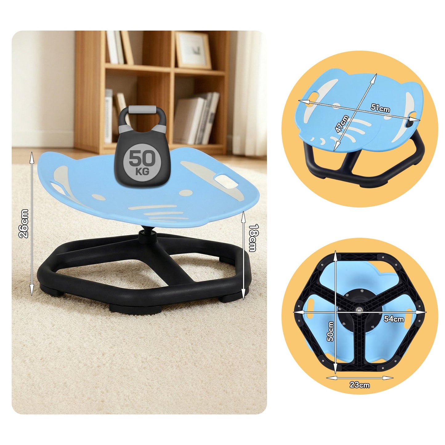 Advwin Toddler Sensory Spinning Chair