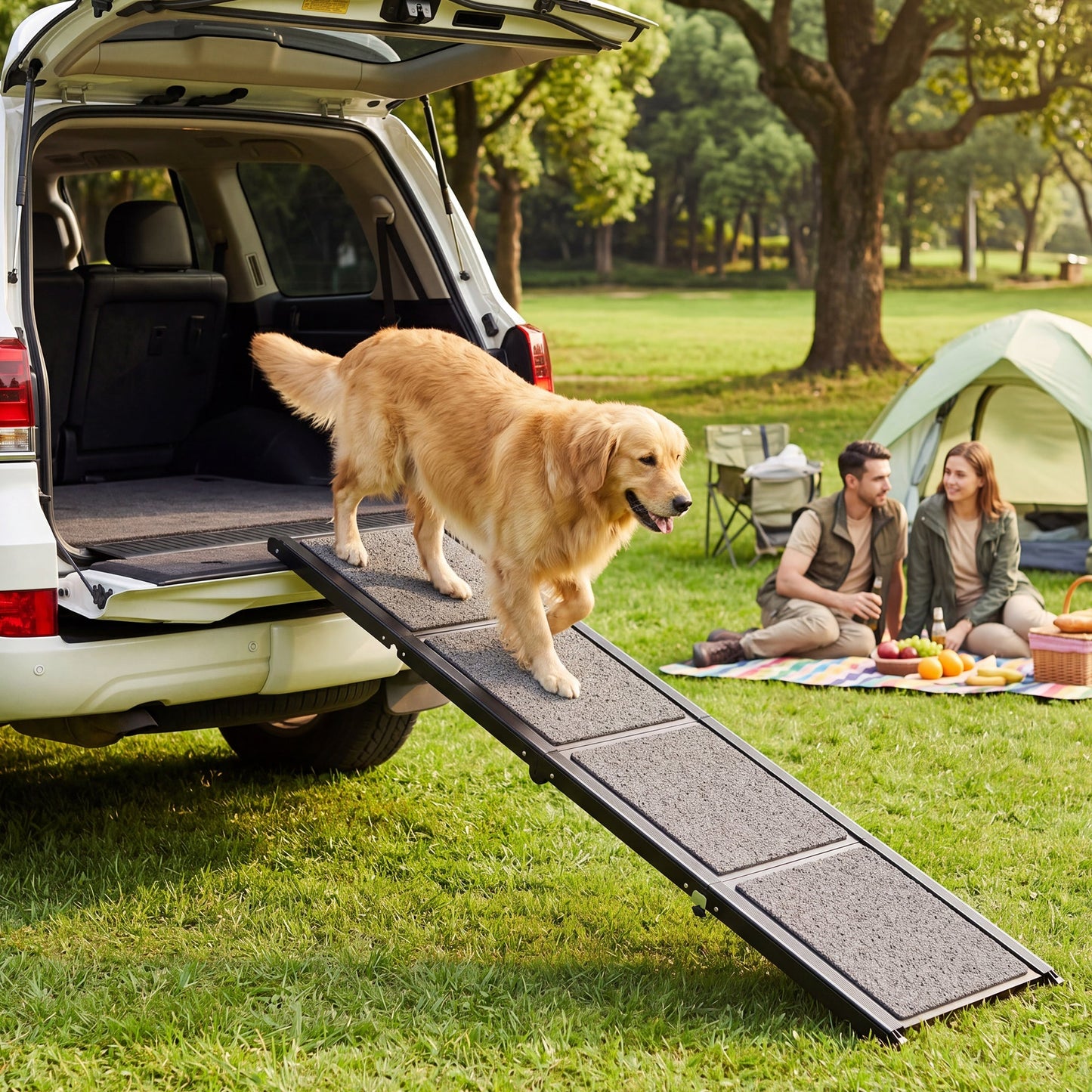 Advwin 180cm x 44cm Folding Dog Ramp for Car