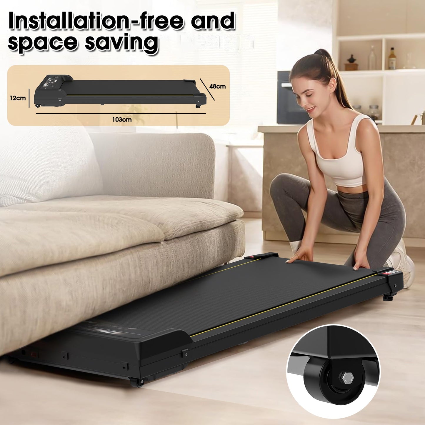 Advwin Treadmill Under Desk Walking Pad