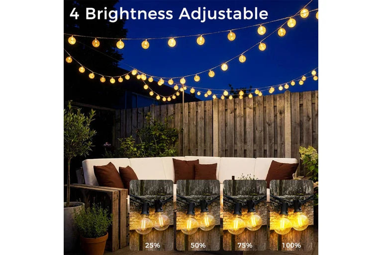 Advwin Solar Outdoor Festoon Lights