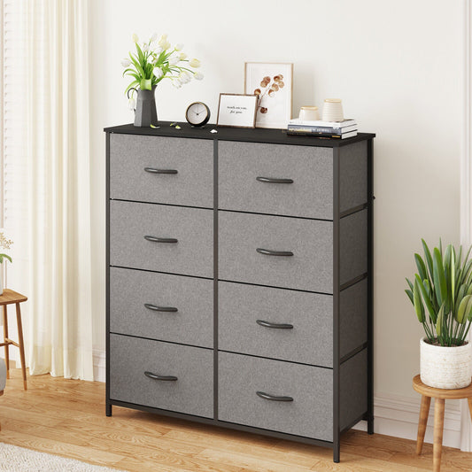 Advwin Chest of Drawers 8 Drawer Storage Cabinet
