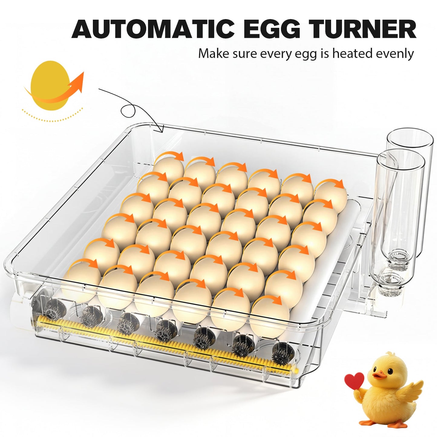 Advwin Egg Incubator with Automatic Egg Turning (108 Eggs)