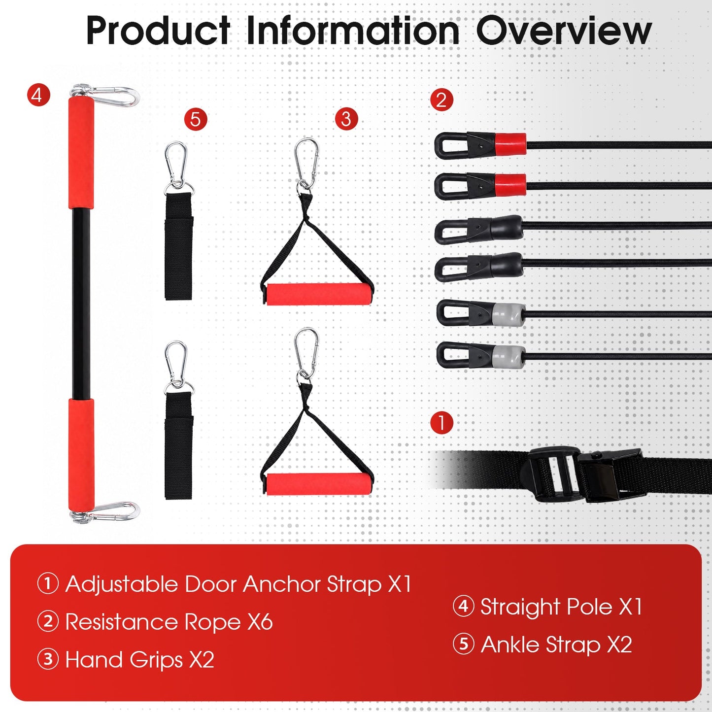 Advwin Portable Door Band Resistance Workout Equipment