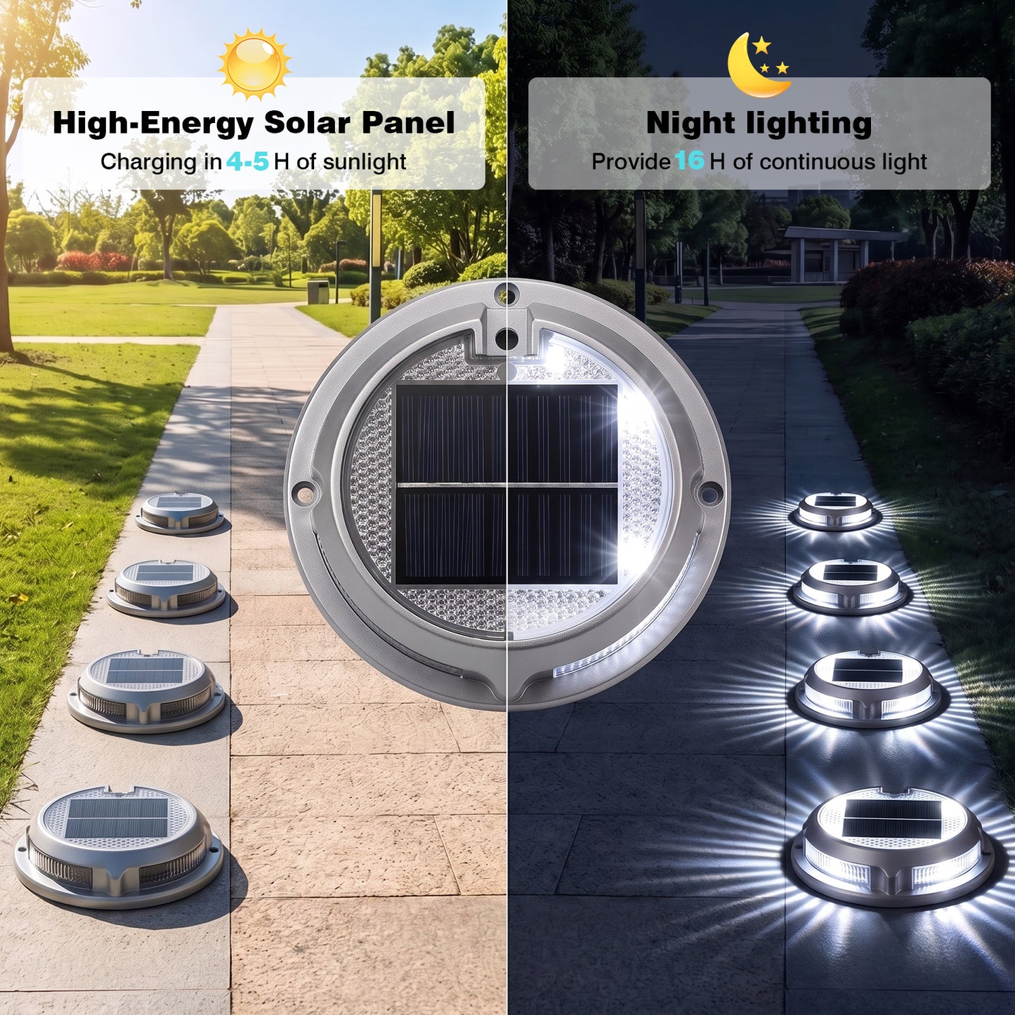 Advwin Solar Deck Lights 4 Pack