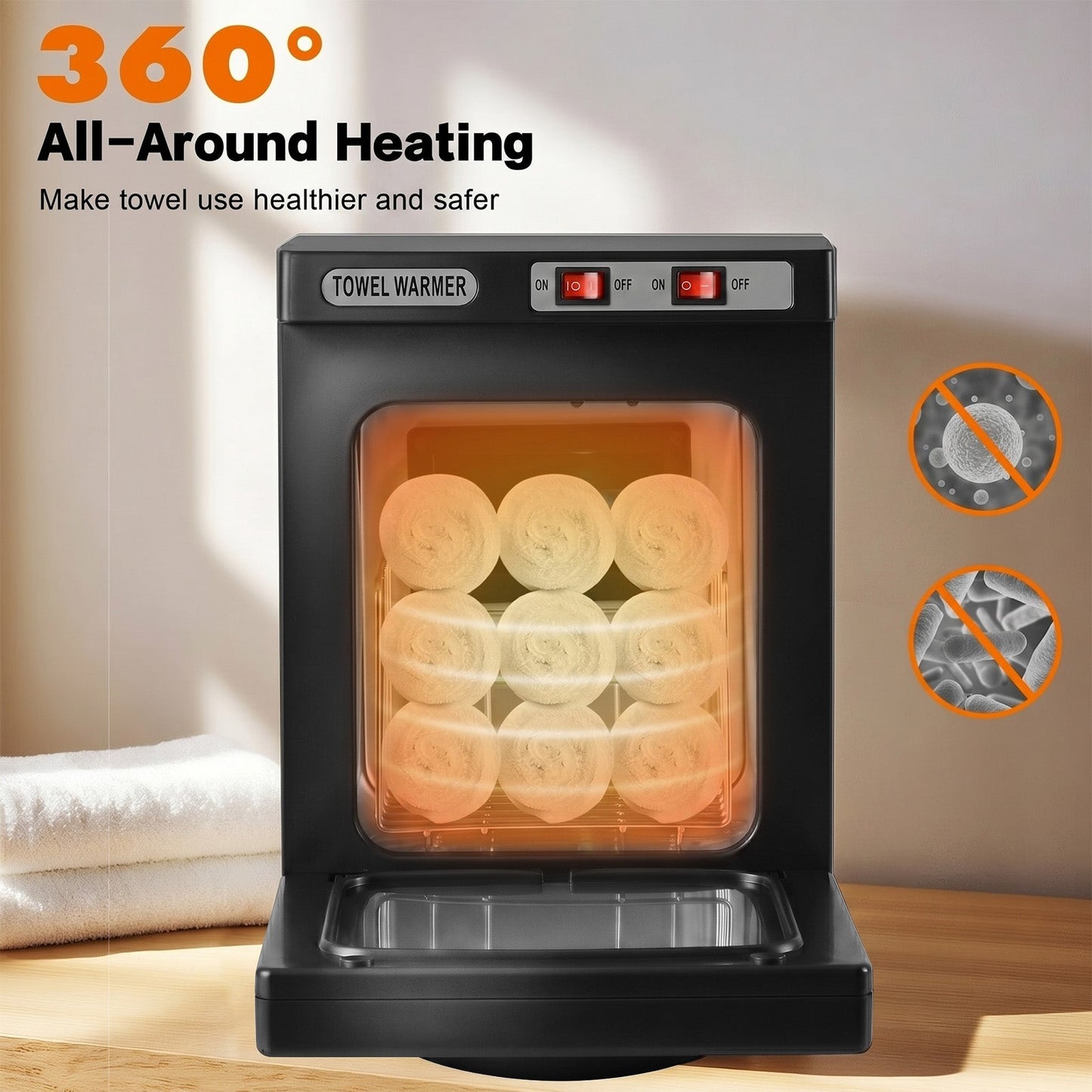 Advwin  8L Hot Towel Warmer Cabinet Fast Heating