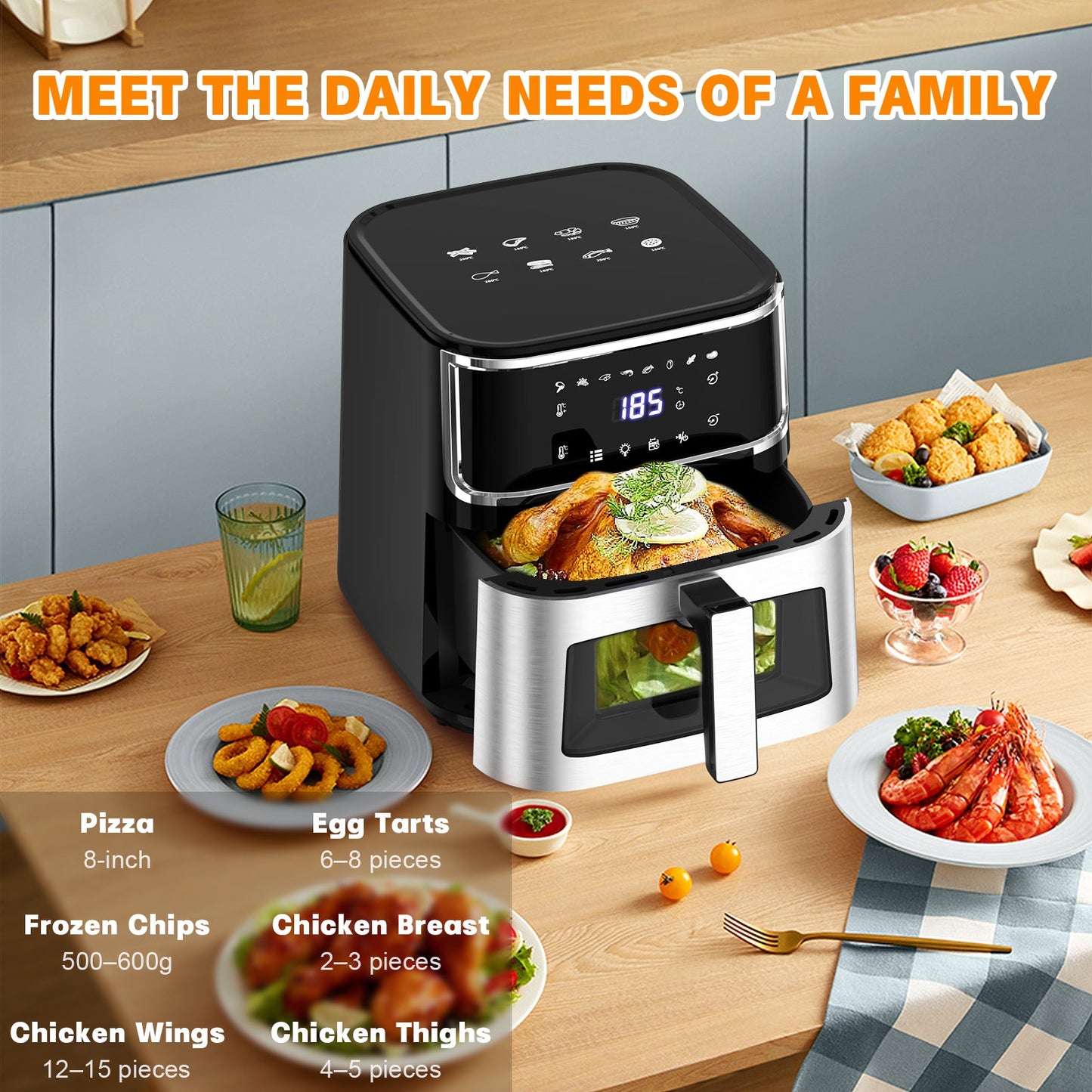 Advwin 10L Oil-Less Air Fryer